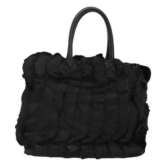 PRADA Hand Bag Nylon Black Auth bs23950 - Picture 1 of 16
